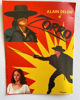 Originale Italia MOVIE POSTER 'Zorro' 1975 Alain D