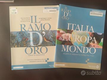 Libri scuola Il ramo d'oro Italia Europa Mondo