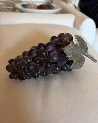 Grappolo uva in pietra Ametista