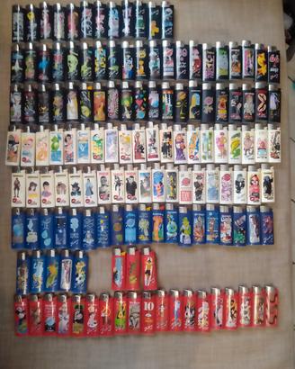 Collezione accendini smoking 218 pezzi