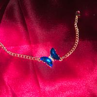 Bracciale con farfalla blu – elegante e delicato