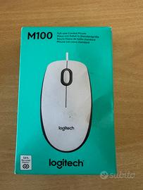 Mouse Logitech M100 con cavo standard