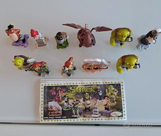 KINDER SORPRESA  SHREK 4 + 9 CARTINE + 2 VARIANTI