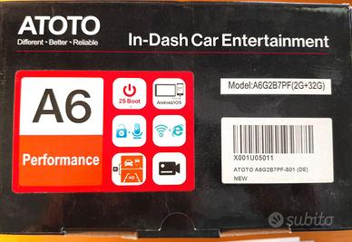 Atoto A6PF Android 2 DIN 7"