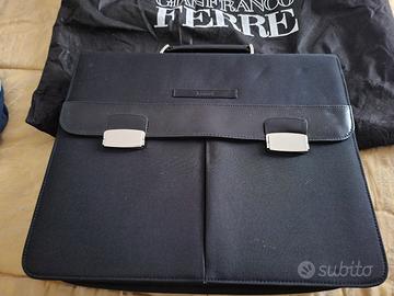 borsa ufficio porta laptop gianfranco ferre'