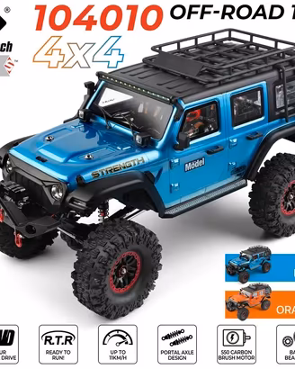 RC Crawler 1:10 WL TOYS nuova e ultra accessoriata