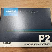 Hard Disk Crucial P2 Nvme Pcie M.2 2TB