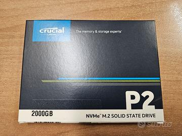 Hard Disk Crucial P2 Nvme Pcie M.2 2TB