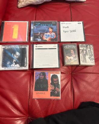 Lotto 7 Supporti Musicali Vari: CD, Cassette e Cdr