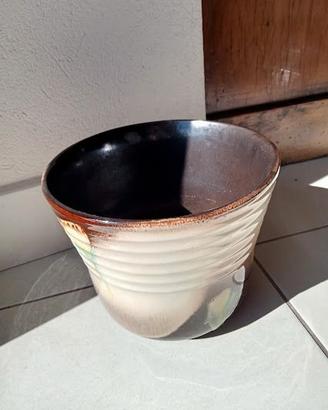 cachepot smaltato