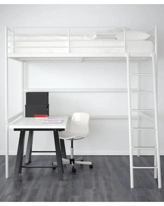 Letto a soppalco 1 piazza e mezza IKEA TROMSÖ