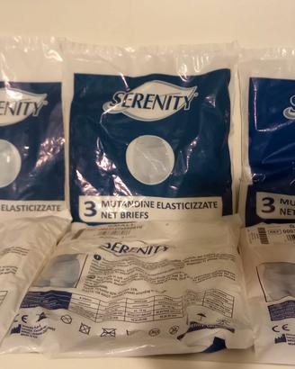 Mutandine elasticizzate a rete per incontinenza