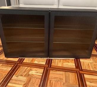 Vetrina sospesa Besta Fallsvik Ikea ante vetro
