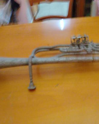 Antico Trombone a Coulisse in Ottone