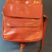 Conte Max Vintage Tracolla Uomo Vera Pelle Made in