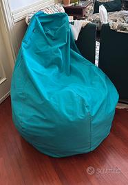 Pouf turchese