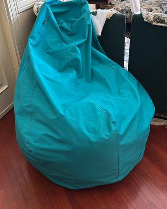 Pouf turchese