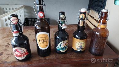 50/60 bottiglie vuote con macchinetta di chiusura