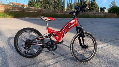 Bici MTB ragazzo 20” full suspension