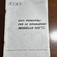 Manuale di riparazione Fiat 128 Sport Coupé - 1972