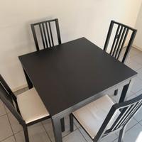 Tavolo estensibile + 4 sedie IKEA