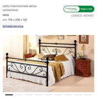 Cornice e rete letto