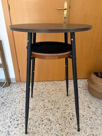 Tavolino rotondo VASAGLE con vano portaoggetti – c