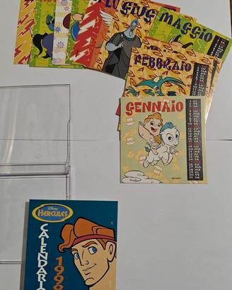 Due calendari Topolino gadget Disney anni '90