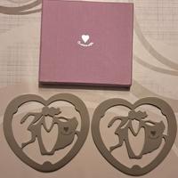 Sottopentola in acciao Cuore Matto