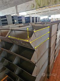 Cassette metalliche a bocca di lupo