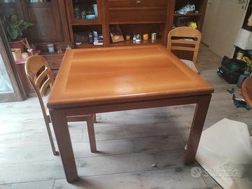 tavolo quadrato allungabile 