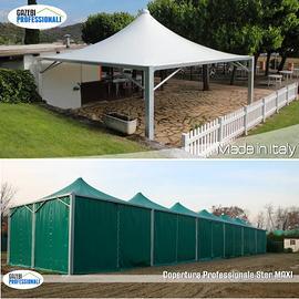 Copertura gazebo 7x7 a punta per bar ristoranti