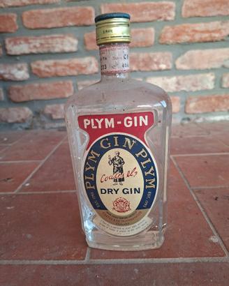 bottiglia vintage Plym Gin