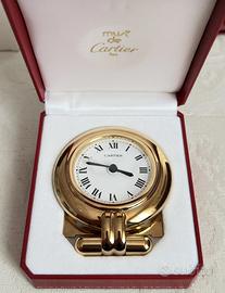 Cartier Sveglia pendulette Colisée Placcata Oro