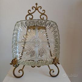 Piatto portata + Leggio ottone