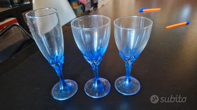 set bicchieri Bormioli anni 70