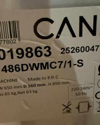 Lavatrice Candy nuova