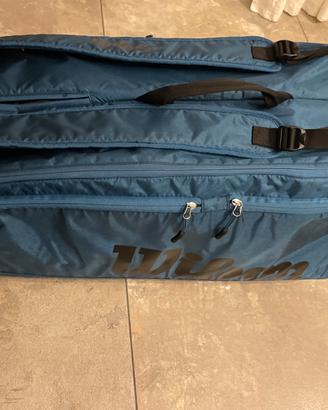 Wilson Tour Ultra Borsa Per Racchetta Da 12 - Blu