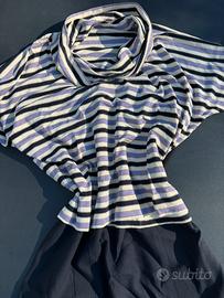 Elegante completo Gonna in lana e 2 maglie