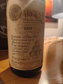 bottiglia di arguso dolcetto d'acqui