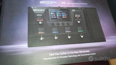 zoom g6 pedaliera multieffetto con ir