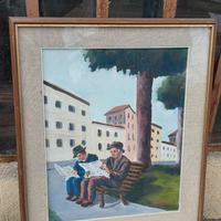 Quadro d’Autore Vintage "Ghetta" – Olio su Tela (6
