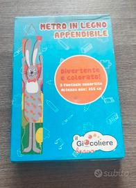 Metro per bambini in legno 