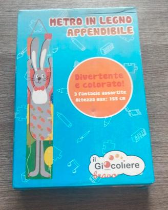 Metro per bambini in legno 