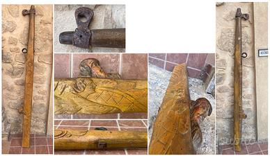 Asta stanga carretto siciliano sculture Sicilia