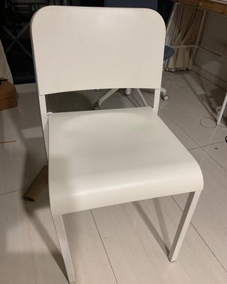 Sedie IKEA MELLTORP bianche (Set da 6)