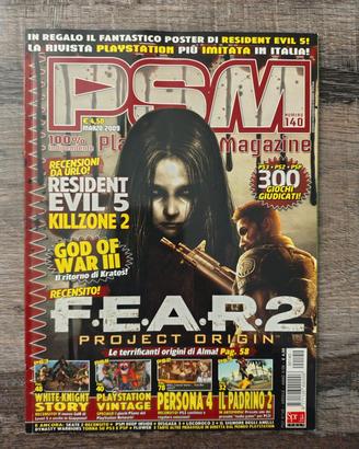 RIVISTA PSM N°140 POSTER RESIDENT EVIL 5