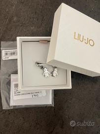 Orecchini acciao liu jo orsetto