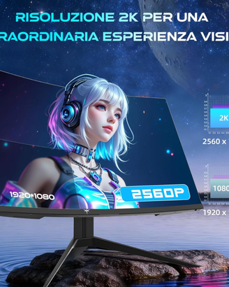 MONITOR GAMING KTC CURVO 2K – 180 Hz – 2560×1440