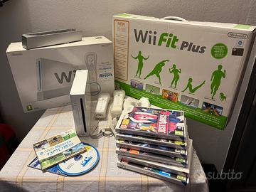 Console Wii + Wii Fit Plus con 6 giochi